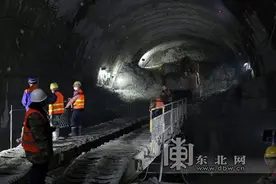 哈牡客专全线最后一个隧道即将贯通 预计2018年底通车图片