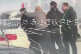 哈尔滨江边上演“全武行” 当地回应：行拘2人，其他的在查图片