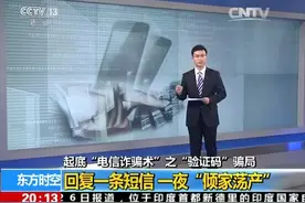 央视起底“电信诈骗术”之“验证码”骗局图片