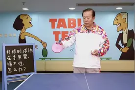 王吉生教你一招第七集：打球时球拍在手里晃握不住，怎么办？图片