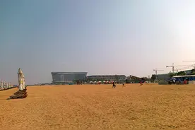 放松心灵亲近自然 东疆湾沙滩景区图片