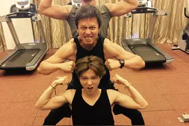 跑男健身组鹿晗邓超郑恺秀完美肌肉 陈赫乱入却把肥肉当肌肉图片