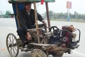 民间自制跑车 被老司机认真的表情感动了图片