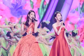 佟丽娅亮相文联春晚 献唱《春暖花开》洋溢青春活力图片