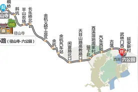 586路开通啦！从西湖边一路开到径山寺 票价8元图片