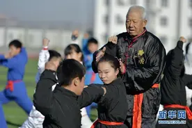 非遗梅花拳“武”动校园图片