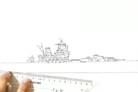 战列舰这样画，几个细节画的超震撼，这得画多长时间