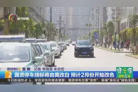 国资停车线标将由黄改白 预计2月份开始改色视频封面