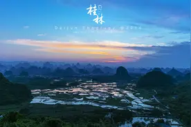 阳朔堪称甲桂林.航拍桂林山水图片