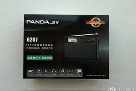 母亲节礼物，小巧精致的国产插卡收音机——PANDA 熊猫 6207 收音机图片