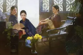 陈衍宁 画古典美女 太美了图片