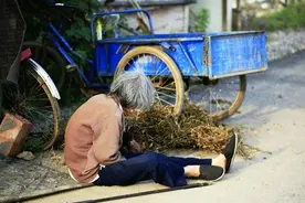 故事：儿子不养老，七旬老人流落街头捡剩饭，女婿开着豪车来接她图片