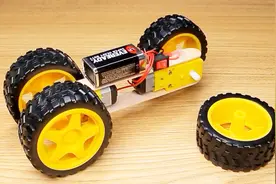 电动小玩具车制作过程，造个小玩具车没那么难