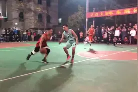 吴悠在广东打民间篮球联赛，突破凶猛投篮准，每场收入轻松过万视频封面