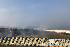 现场视频！大年初一宁波慈东工业区焚烧工业垃圾近三百米！一个礼拜了火还在烧……图片