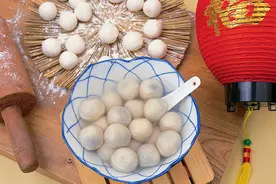 元宵节上海人吃什么样的汤团：除了芝麻豆沙还有肉和菜图片