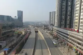 遵义老城区通往新蒲新区的动脉新南大道南段航拍视频封面