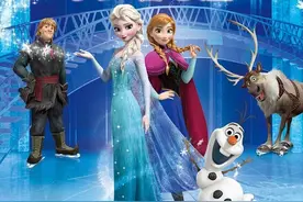 《冰雪奇缘》弄了个冰上舞台剧图片