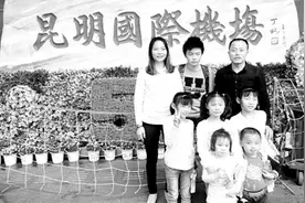 吉安一夫妇生单双三胞胎6个娃图片