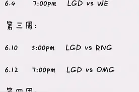 LOL2016LPL夏季赛LGD赛程图片