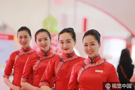 高颜值空姐空少等你来围观，川航国航空姐空少PK颜值才艺图片