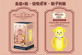 皇星e族年度超萌可爱猴子防摔奶瓶，倾情上市！图片