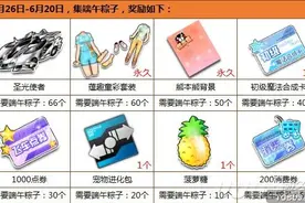 QQ飞车集端午粽子 领圣光使者等极品奖励图片