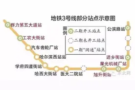 哈市地铁3号线一期明年初试运营 哈西客站坐地铁能到博物馆图片