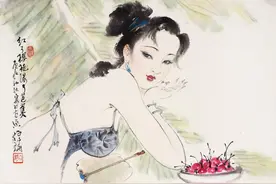 尽精刻微——蒋兆和弟子白伯骅仕女作品欣赏图片