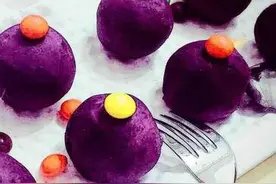 紫薯芝士球的做法图片