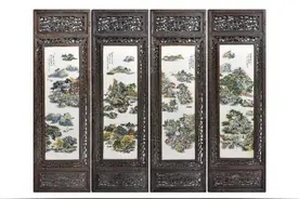 汪野亭瓷板画鉴别及市场价值图片