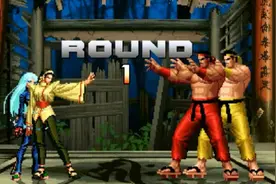 拳皇乱斗  冰女 仙鹤VS大门  我就看见满屏幕的天地反图片