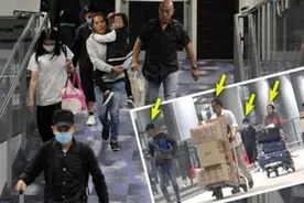 刘德华出游回港被拍 罕见与老婆女儿同框现身图片