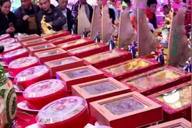 潮汕谷饶官田迎圣媽，神前的供品豪华程度惊人视频封面