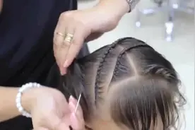 一款适合发量少且短的儿童编发教程，步骤详细，宝妈们赶紧收藏视频封面