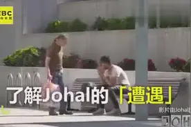 国外的一个街头实验，偷偷塞钱给流浪汉，然后出现了这样的结局！图片