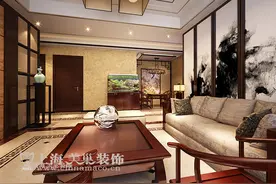 多元素突显出郑州方圆经纬新中式的层次之美图片