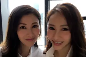 「陈浩南」的两个女朋友 香港最美的两女合影了！图片