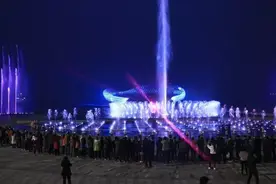 苏州湾阅湖台喷泉水舞秀《韵秀太湖》6月开放时间表图片