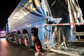 （外代一线）（5）德国巴伐利亚州发生交通事故致1死多伤图片