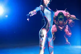 国内萌妹COS《守望先锋》D.va 相似度有几成？图片