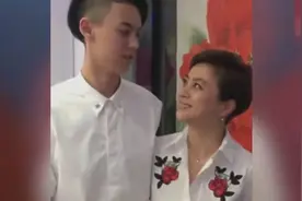 李玲玉和儿子近照曝光，儿子帅气凌人被传闻已离婚，现过如此富态视频封面