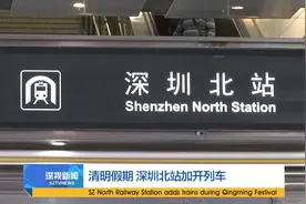 清明假期 深圳北站加开列车视频封面