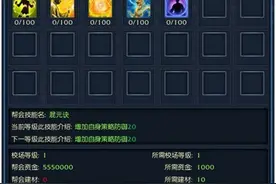 《三国之召唤猛将》帮会技能详解图片