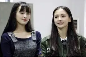 樱花女神黄灿灿与angelababy同框，相差6岁竟完败图片