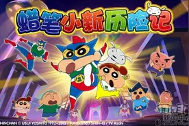 愤怒的小鸟变身蜡笔小新《蜡笔小新历险记》图片