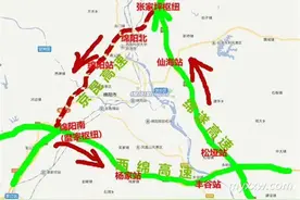 今日起，京昆高速绵阳南至张家坪封闭施工80天图片