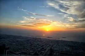 哈利法塔：在世界第一高楼看最漫长的日落图片