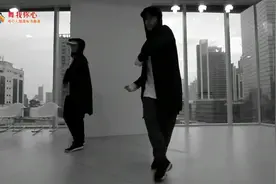 真的是我见过最虐狗的双人舞，情侣透明落地窗前帅气Hiphop编舞视频封面
