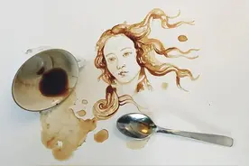 一杯咖啡引发的艺术灵感 Giulia Bernardelli图片